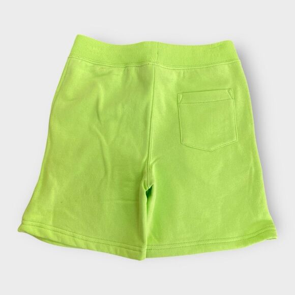 Ralph Lauren Polo Bear Player Fleece Green Sweat Shorts Boys Size 6 46-48.5” New - Picture 4 of 7